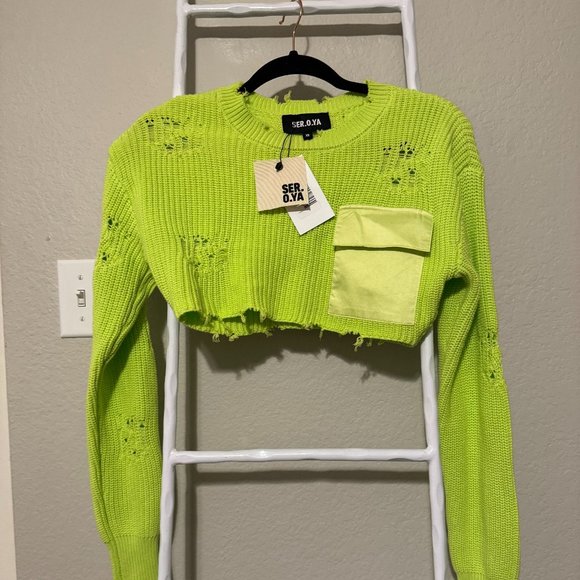Ser.O.Ya Cropped Cardigan - XS